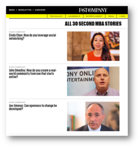 Fast Company - 30 Second MBA