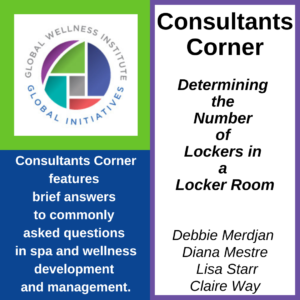 Consultants Corner lockers in locker room